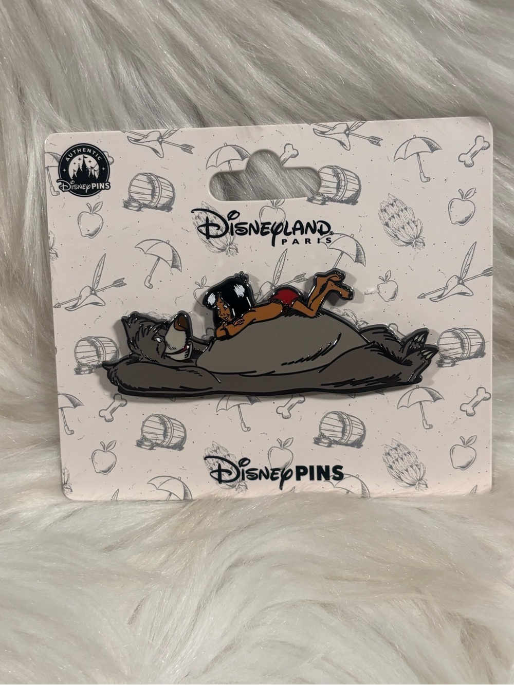 Disneyland Paris The Jungle Book Baloo & Mowgli Pin